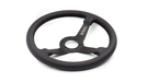 Grip Royal Brute 350mm Deep Dish Steering Wheel w/ Black Leather Grip and Black Stitching - GRSW - BRT - L - BKBK - Subimods.com