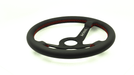Grip Royal Brute 350mm Deep Dish Steering Wheel w/ Black Leather Grip, and Red Stitching - GRSW - BRT - L - BKRD - Subimods.com