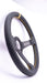 Grip Royal Brute 350mm Deep Dish Steering Wheel w/ Black Leather Grip, Gold Stitching, and Gold TDC Stripe - GRSW - BRT - L - BKGD - TDCGD - Subimods.com