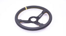 Grip Royal Brute 350mm Deep Dish Steering Wheel w/ Black Leather Grip, Gold Stitching, and Gold TDC Stripe - GRSW - BRT - L - BKGD - TDCGD - Subimods.com