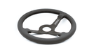 Grip Royal Brute 350mm Deep Dish Steering Wheel w/ Black Perforated Leather Grip and Black Stitching - GRSW - BRT - P - BKBK - Subimods.com