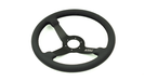 Grip Royal Brute 350mm Deep Dish Steering Wheel w/ Black Perforated Leather Grip and Black Stitching - GRSW - BRT - P - BKBK - Subimods.com