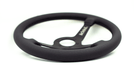 Grip Royal Brute 350mm Deep Dish Steering Wheel w/ Black Perforated Leather Grip and Black Stitching - GRSW - BRT - P - BKBK - Subimods.com