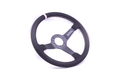 Grip Royal Brute 350mm Deep Dish Steering Wheel w/ Black Suede Grip, Easter Pink Stitching, and Easter Pink TDC Stripe - GRSW - BRT - S - BKPK - TDCPK - Subimods.com