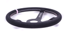 Grip Royal Brute 350mm Deep Dish Steering Wheel w/ Black Suede Grip, Easter Pink Stitching, and Easter Pink TDC Stripe - GRSW - BRT - S - BKPK - TDCPK - Subimods.com