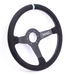 Grip Royal Brute 350mm Deep Dish Steering Wheel w/ Black Suede Grip, Mardi Gras Stitching, and Mardi Gras TDC Stripe - GRSW - BRT - S - BK - NOLA - TDC - Subimods.com