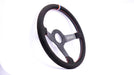 Grip Royal Brute 350mm Deep Dish Steering Wheel w/ Black Suede Grip, Red White Blue Stitching and USA TDC Stripe - GRSW - BRT - S - BK - USA - TDC - Subimods.com
