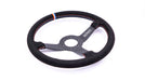 Grip Royal Brute 350mm Deep Dish Steering Wheel w/ Black Suede Grip, Red White Blue Stitching and USA TDC Stripe - GRSW - BRT - S - BK - USA - TDC - Subimods.com