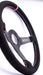 Grip Royal Brute 350mm Deep Dish Steering Wheel w/ Black Suede Grip, Red White Blue Stitching and USA TDC Stripe - GRSW - BRT - S - BK - USA - TDC - Subimods.com