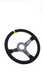 Grip Royal Brute 350mm Deep Dish Steering Wheel w/ Black Suede Grip, Yellow Stitching, and Yellow TDC Stripe - GRSW - BRT - S - BKYW - TDCYW - Subimods.com