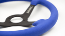 Grip Royal Brute 350mm Deep Dish Steering Wheel w/ Blue Suede Grip and Blue Stitching - GRSW - BRT - S - BLBL - Subimods.com