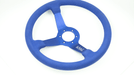 Grip Royal Brute 350mm Deep Dish Steering Wheel w/ Blue Suede Grip, Blue Stitching and Blue Center - GRSW - BRT - S - BLBL - ONBLUE - Subimods.com