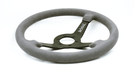 Grip Royal Brute 350mm Deep Dish Steering Wheel w/ Grey Suede Grip and Grey Stitching - GRSW - BRT - S - GYGY - Subimods.com