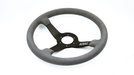 Grip Royal Brute 350mm Deep Dish Steering Wheel w/ Grey Suede Grip and Grey Stitching - GRSW - BRT - S - GYGY - Subimods.com