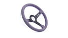Grip Royal Brute 350mm Deep Dish Steering Wheel w/ Grey Suede Grip and Purple Stitching - GRSW - BRT - S - GYPP - Subimods.com