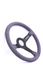Grip Royal Brute 350mm Deep Dish Steering Wheel w/ Grey Suede Grip and Purple Stitching - GRSW - BRT - S - GYPP - Subimods.com