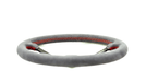 Grip Royal Brute 350mm Deep Dish Steering Wheel w/ Grey Suede Grip and Red Stitching - GRSW - BRT - S - GYRD - Subimods.com