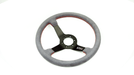 Grip Royal Brute 350mm Deep Dish Steering Wheel w/ Grey Suede Grip and Red Stitching - GRSW - BRT - S - GYRD - Subimods.com