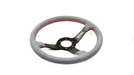 Grip Royal Brute 350mm Deep Dish Steering Wheel w/ Grey Suede Grip and Red Stitching - GRSW - BRT - S - GYRD - Subimods.com