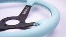 Grip Royal Brute 350mm Deep Dish Steering Wheel w/ Mint Suede Grip and Black Stitching - GRSW - BRT - S - MINT - Subimods.com