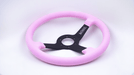 Grip Royal Brute 350mm Deep Dish Steering Wheel w/ Pink Suede Grip and Pink Stitching - GRSW - BRT - S - PK - Subimods.com