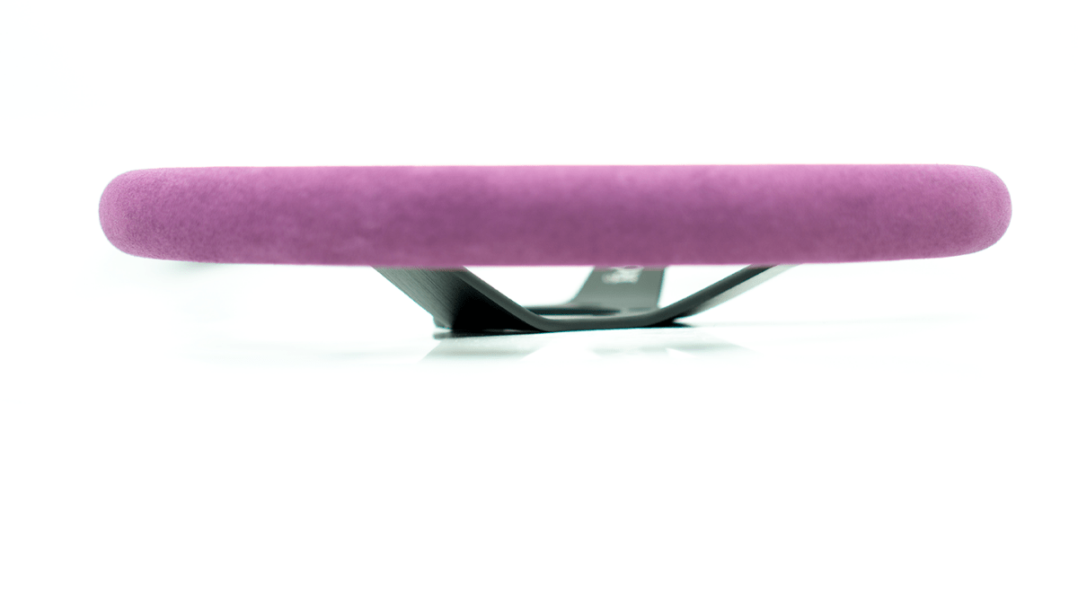 Grip Royal Brute 350mm Deep Dish Steering Wheel w/ Purple Suede Grip and Purple Stitching - GRSW - BRT - S - PP - Subimods.com