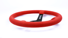 Grip Royal Brute 350mm Deep Dish Steering Wheel w/ Red Suede Grip, and Red Stitching - GRSW - BRT - S - RDRD - Subimods.com