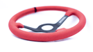 Grip Royal Brute 350mm Deep Dish Steering Wheel w/ Red Suede Grip, Red Stitching, and Black TDC Stripe - GRSW - BRT - S - RDBK - TDCBK - Subimods.com
