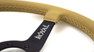 Grip Royal Brute Clay 350mm Deep Dish Steering Wheel w/ Tan Leather Grip, and Tan Stitching - GRSW - BRT - L - TNTN - Subimods.com