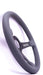 Grip Royal Brute Macbeth 350mm Deep Dish Steering Wheel w/ Grey Leather Grip, and Grey Stitching - GRSW - BRT - L - GYGY - Subimods.com