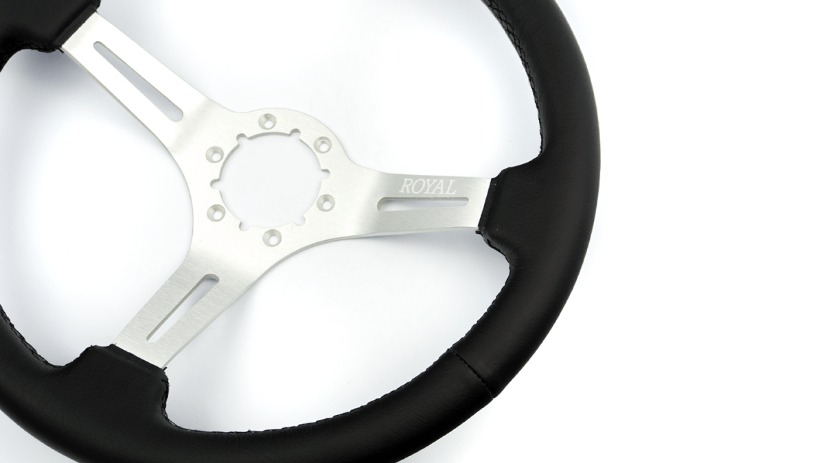 Grip Royal Class 350mm Deep Dish Steering Wheel w/ Leather Grip - GRSW - CLASS - Subimods.com