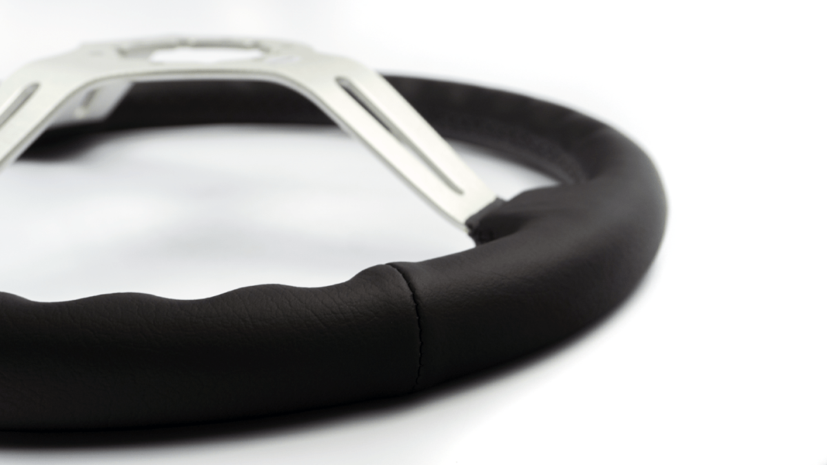 Grip Royal Class 350mm Deep Dish Steering Wheel w/ Leather Grip - GRSW - CLASS - Subimods.com