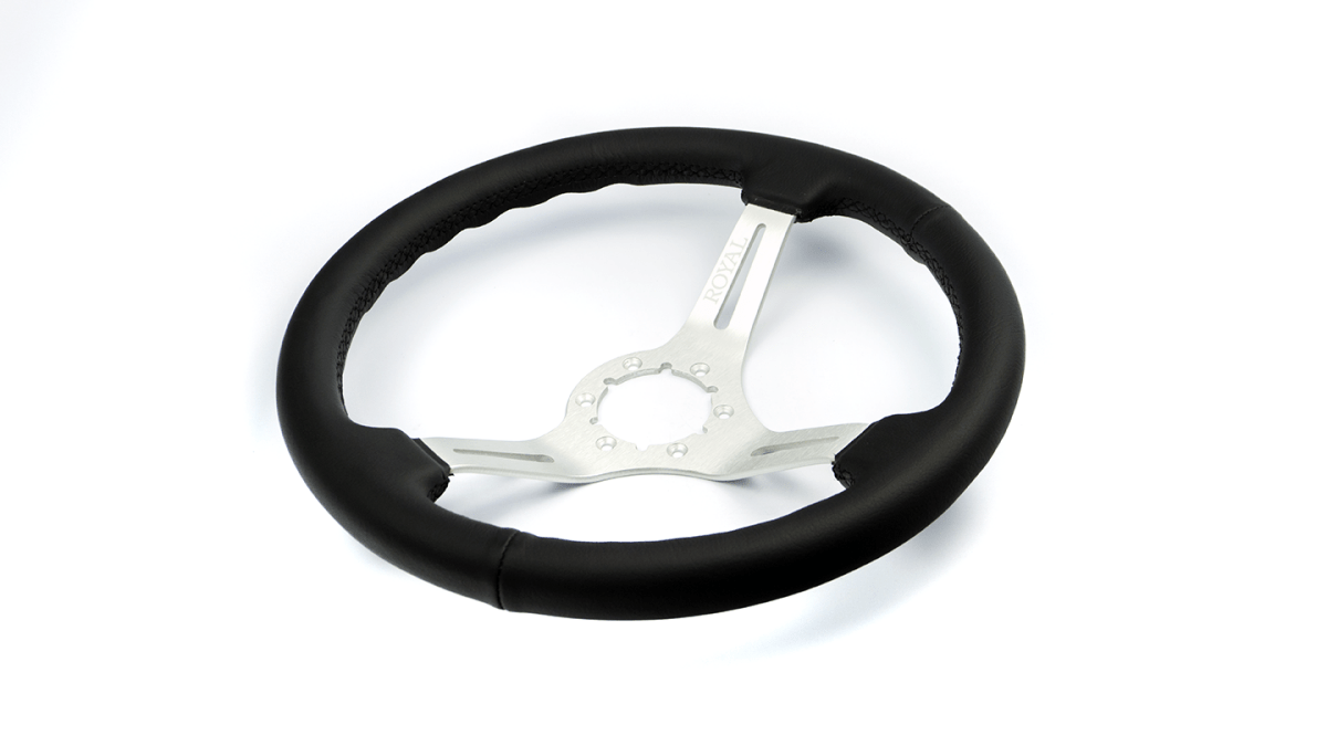 Grip Royal Class 350mm Deep Dish Steering Wheel w/ Leather Grip - GRSW - CLASS - Subimods.com