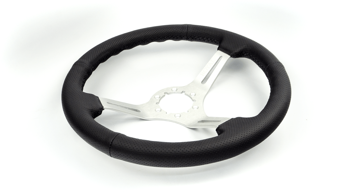 Grip Royal Class 350mm Deep Dish Steering Wheel w/ Perforated Leather Grip - GRSW - CLASS - P - Subimods.com