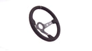 Grip Royal Club 350mm Deep Dish Steering Wheel w/ Black Suede Grip, Black Stitching, And Black TDC Stripe - GRSW - CLUB - S - BKBK - TDCBK - Subimods.com