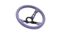 Grip Royal Club 350mm Deep Dish Steering Wheel w/ Grey Suede Grip, and Grey Stitching - GRSW - CLUB - S - GYGY - Subimods.com