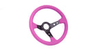 Grip Royal Club 350mm Deep Dish Steering Wheel w/ Purple Suede Grip, and Purple Stitching - GRSW - CLUB - S - PPPP - Subimods.com