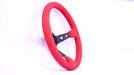 Grip Royal Club 350mm Deep Dish Steering Wheel w/ Red Suede Grip, and Red Stitching - GRSW - CLUB - S - RDRD - Subimods.com