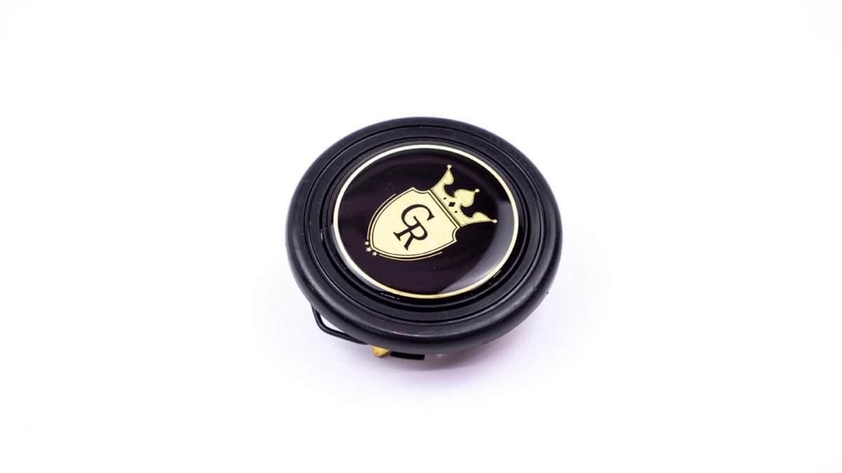 Grip Royal Horn Button Crest Gold - HORN - CREST - GOLD - Subimods.com