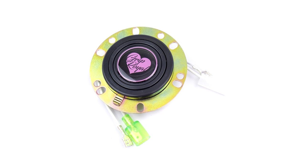 Grip Royal Horn Button Pink Heart - HORN - HEARTPINK - Subimods.com