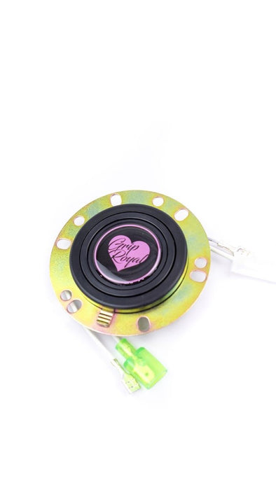 Grip Royal Horn Button Pink Heart - HORN - HEARTPINK - Subimods.com