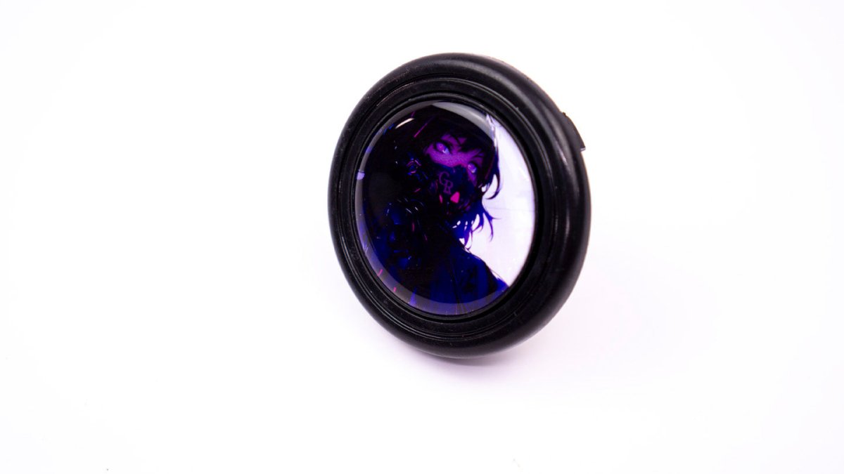 Grip Royal Horn Button Vaporwave Chick - HORN - VAPORCHICK - Subimods.com