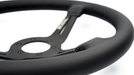 Grip Royal Knight II 350mm Deep Dish Steering Wheel w/ Leather Grip - GRSW - KNT2 - L - BKBK - Subimods.com