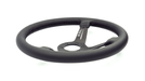 Grip Royal Knight II 350mm Deep Dish Steering Wheel w/ Leather Grip - GRSW - KNT2 - L - BKBK - Subimods.com