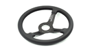 Grip Royal Knight II 350mm Deep Dish Steering Wheel w/ Leather Grip - GRSW - KNT2 - L - BKBK - Subimods.com