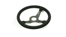 Grip Royal Knight II 350mm Deep Dish Steering Wheel w/ Synthetic Suede Grip - GRSW - KNT2 - S - BKBK - Subimods.com