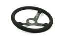 Grip Royal Knight II 350mm Deep Dish Steering Wheel w/ Synthetic Suede Grip - GRSW - KNT2 - S - BKBK - Subimods.com