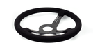 Grip Royal Knight II 350mm Deep Dish Steering Wheel w/ Synthetic Suede Grip - GRSW - KNT2 - S - BKBK - Subimods.com