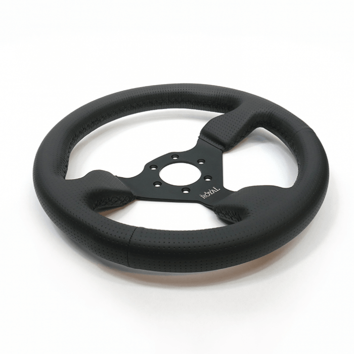 Grip Royal Spade 330mm Deep Dish Steering Wheel w/ Perforated Leather Grip - GRSW - SPD - P - Subimods.com