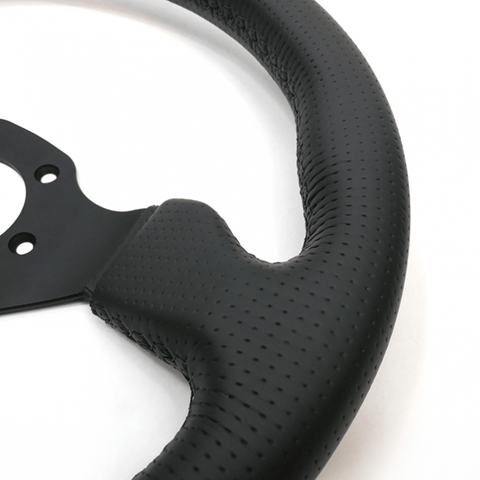 Grip Royal Spade 330mm Deep Dish Steering Wheel w/ Perforated Leather Grip - GRSW - SPD - P - Subimods.com